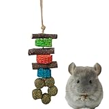 Hamster-Kauspielzeug – Gesunder Beißring aus zur Mundpflege für Hamster, Meerschweinchen, Chinchillas | Kauspielzeug für Haustiere für Frettchen, Degus, Igel, Kleintierbedarf für Spaß und Zahnges