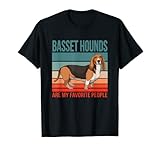 Basset Hounds Liebling Hunde Besitzer Basset Hound T-Shirt