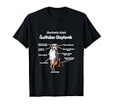 Anatomie eines Australian Shepherds | Aussie Hund Hunde Dog T-Shirt