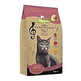 GranataPet Symphonie No. 2 Lachs, 300 g, Trockenfutter für Katzen, Alleinfuttermittel ohne Getreide & Zuckerzusätze, schmackhaftes Katzenfutter mit edlem Fisch