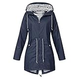 Allence Damen Outdoorjacken Wasserdichter Regenjacke Regenmantel Mit Kapuze Windproof Jacke Windbreaker üBergangsjacke Outdoorjacke Wetterschutz Funktionsjacke wasserdichte