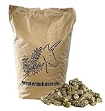 mypferdefutter Grünhafer Cobs ohne Zusätze - 20kg - 100% Natur PUR ohne Zusätze und Melasse - rohfaserreich, stärkearm und getreidefreie - besonders schmackhaftes Pferdefutter