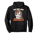 Aussie AUS DEM WEG SONST SHEPHERDS Australian Shepherd Pullover Hoodie