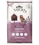 Dehner Natura Premium Wildvogelfutter, Rosinen Delikatesse, Futterrosinen, Ganzjahresfutter energiereich, hochwertiges Vogelfutter für Wildvögel, 5 kg