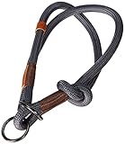 TRIXIE Zug-Stopp Hundehalsband BE NORDIC L-XL dunkelgrau / braun – bequemes Hundehalsband für große & sehr große Hunde mit Zugbegrenzung - robust & elegant – 17291