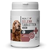 ReaVET Gelenktabletten Hund Senior - 120 Stück für 8 Monate - Gelenk-Tabletten für ältere Hunde mit Grünlippmuschel, MSM & Teufelskralle I nach behandelter Arthrose, Arthritis