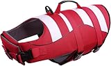 ASENKU Schwimmweste Hund Klein Hundeschwimmweste Sportstil mit Rettungsgrif Verstellbar Guter Auftrieb Rettungsweste Hund XS für Dackel Chihuahua Französische Bulldogge Labrador