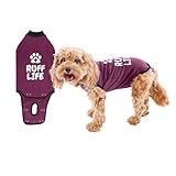 BellyGuard - Hunde-Genesungsanzug, postoperative Hunde-Einteiler für männliche und weibliche Hunde, Bequeme Kegelalternative für große und kleine Hunde, weiche Baumwolle, bedeckt Wunden, Nähte.