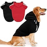 RANYPET 2 Stück Kapuzenpullis für Große Hunde Warm Hoodies Mantel Kleidung Haustier Pullover für Mittel und Große Hunde 9XL