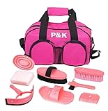 P&K Pferdepflegeset pink Werkzeugset für Pferde putzset Geschenkideen