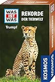 KOSMOS 741914 was IST was Trumpf Rekorde der Tierwelt, Quartett für Kinder ab 8 Jahren, Trumpf Kartenspiel, Quizspiel perfekt als kleines Geschenk oder Mitgebsel