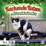 Kackende Katzen Adventskalender 2022: Das lustige Geschenk für Männer Frauen Freunde Kollegen Weihnachten Geburtstag Valentinstag & Mehr (24 lustige Katzen Bilder)