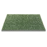 CSN Astro Turf Classic Matte | 40 x 60 cm, Klassisch Grün Eingangsmatte für Außenbereich | Fußmatte für innen und außen | Bürstenmatte aus Polyethylen | Kunstrasen Fußmatte für Schuhe