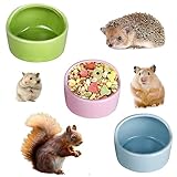 Anti-Biss Keramik Futterschalen Hamster Keramik Futterschalen Keramische Hamster Futternapf Keramik Futternäpfe Keramik Napf für Haustiere für Meerschweinchen-Hamster-Chinchilla-Haustiere