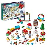 LEGO 41758 Friends Adventskalender 2023, Weihnachtskalender mit 24 Geschenken, darunter 8 Tier-Figuren, 2 Mini-Puppen und festliches Spielzeug, Advents-Geschenke zu Weihnachten für Kinder