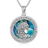 ONEFINITY Medusa Ketten 925 Sterling Silber Schlangen Ketten Antikes Griechenland Gotische Halskette Geschenke Für Damen Und Herren