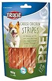 TRIXIE glutenfreie Käse-Huhn-Streifen 'PREMIO Cheese Chicken Stripes, 100 g' - 31586