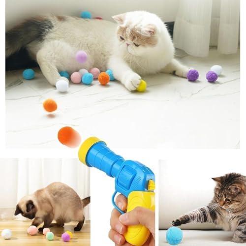 Kreative Unterhaltung für Ihre Katze: SXFENG ⁢Katzenspielzeug mit 50 Bällen