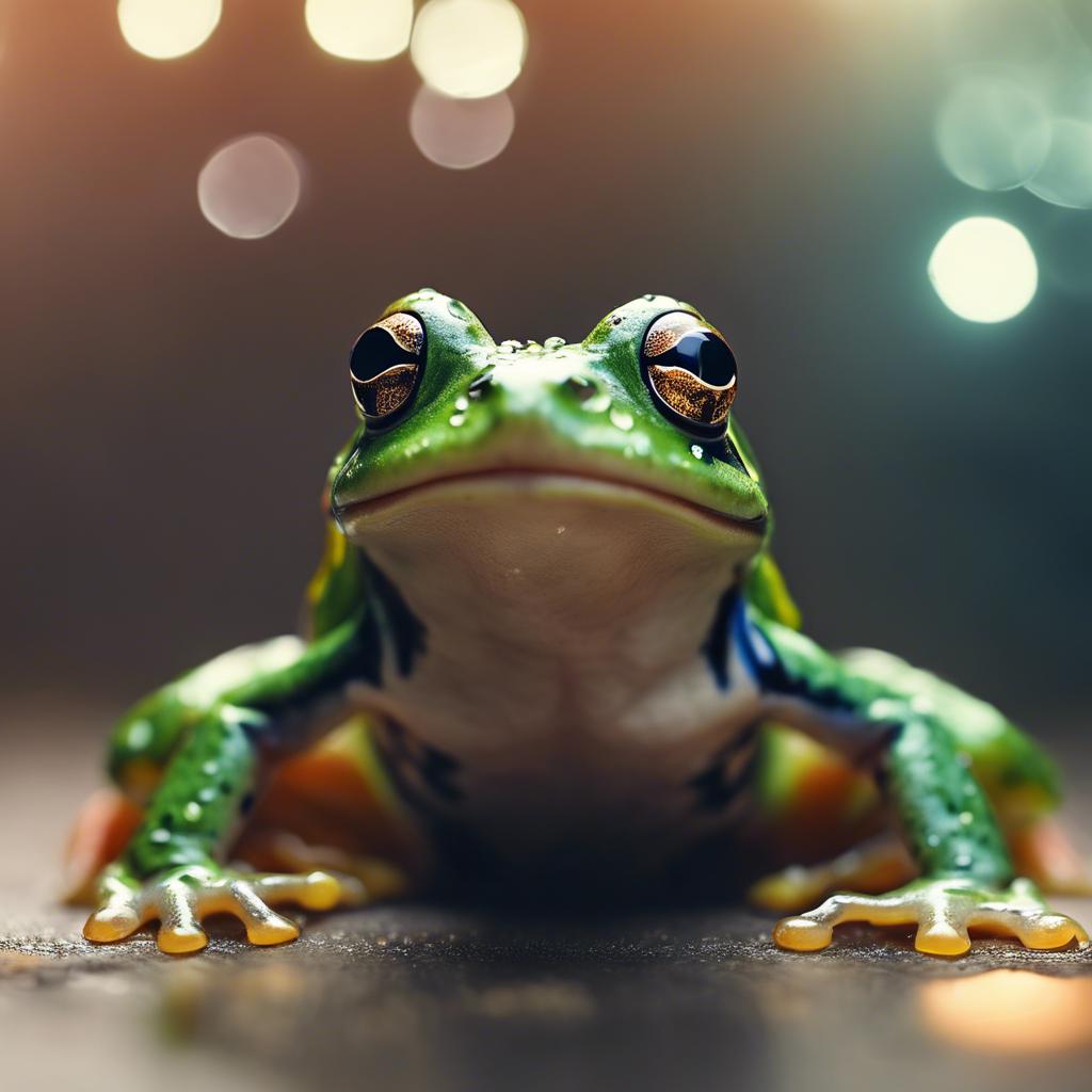 Schmunzelt der Frosch? – Kann ein Frosch tatsächlich lachen?