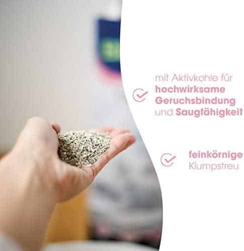 Unser Erfahrungsbericht: Biokat's Diamond Care Fresh Feinstreu - mit Babypuder-Duft!