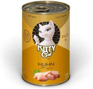 Kitty Cat Paté Huhn: Glamouröses Katzenfutter aus Deutschland