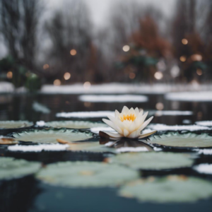 Winterzeit ist Seerosenzeit: Kann man Seerosen im Winter im Teich lassen?