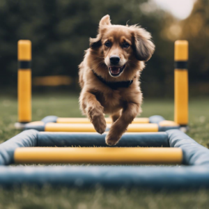 Wie Du mit Deinem Hund zu Hause einen kleinen Agility-Parcours aufbauen kannst!